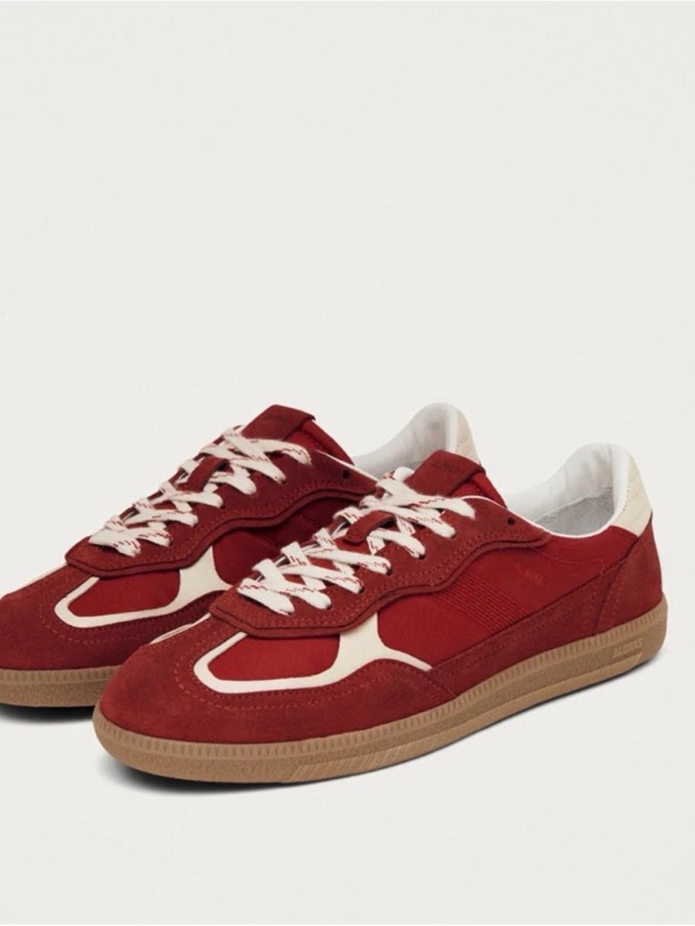 ALOHAS Rife Sheen Red Leather Sneakers - Picture 5 of 12